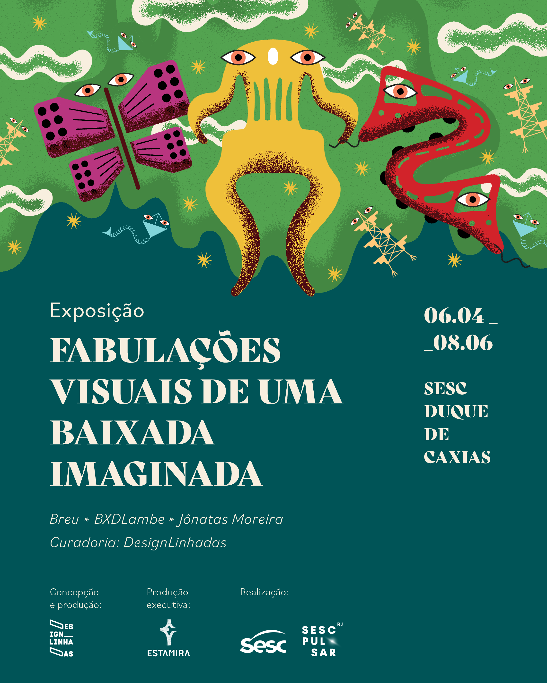 Leia mais sobre o artigo Exposição em Caxias convida a imaginar a Baixada Fluminense a partir de fabulações visuais